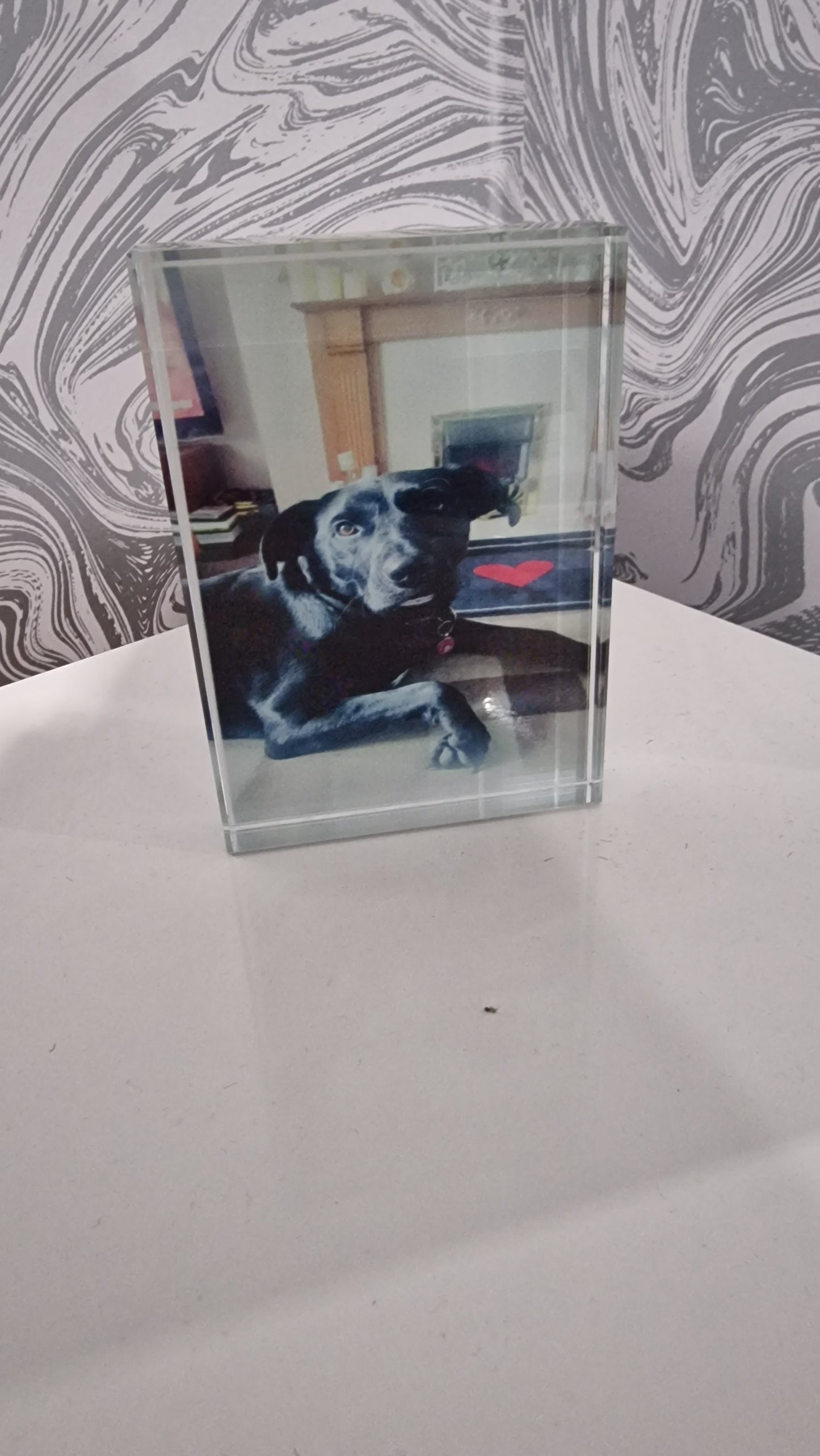 Glass Photo Block